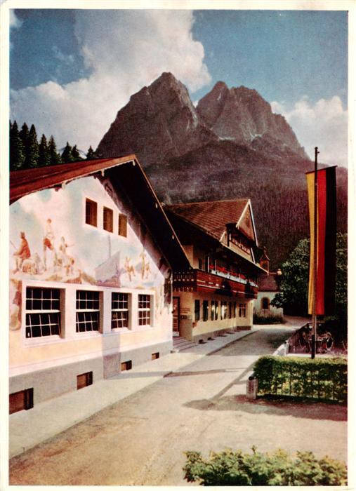 Hammersbach Grainau Garmisch Hotel Hoellentalklamm