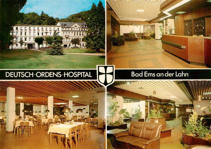 Bad Ems Lahn Deutsch Ordens Hospital Rezeption Gastraeume