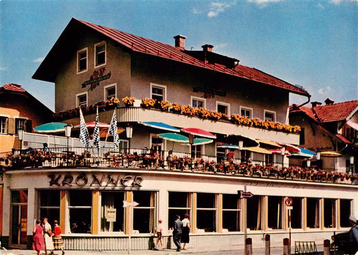 GARMISCH-PARTENKIRCHEN Bayern Conditorei Terrassencafe Kroenner