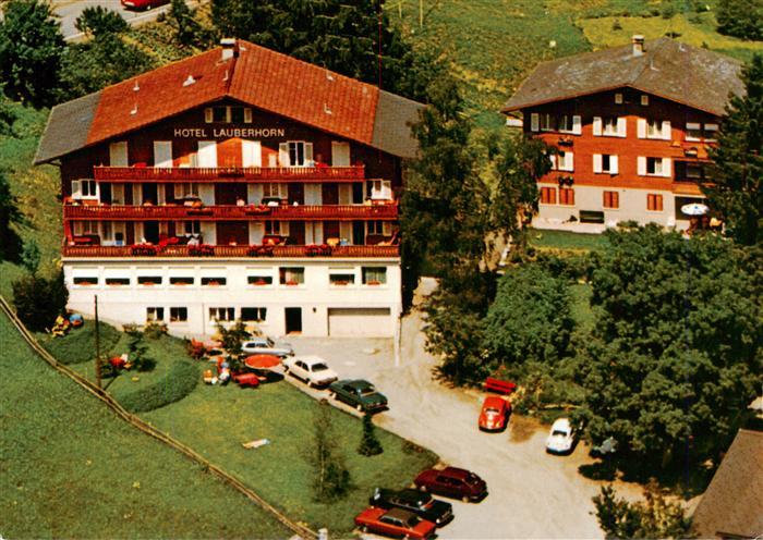 Grindelwald BE Hotel Lauberhorn Fliegeraufnahme