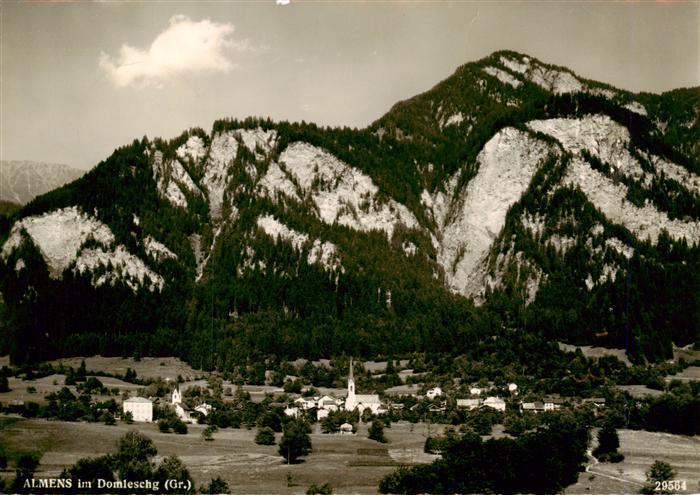Almens GR im Domleschg Panorama