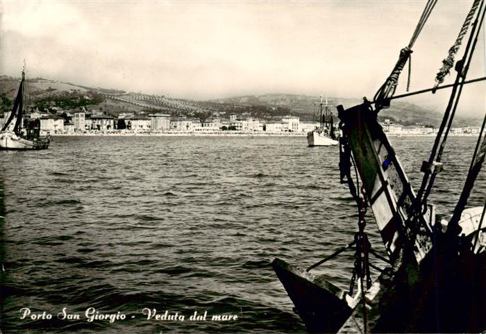 Porto San Giorgio IT Veduta dal mare