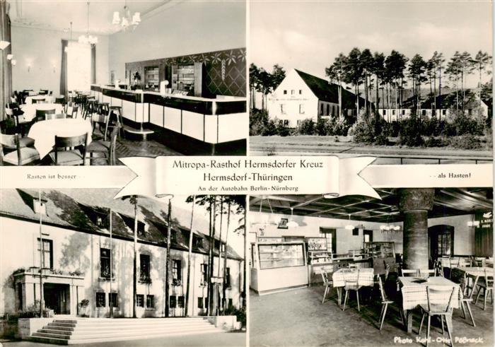 Hermsdorfer Kreuz Autobahn Schleifreisen Mitropa Rasthof Hermsdorfer Kreuz Gastr