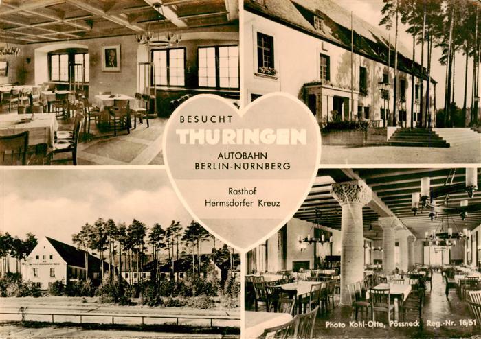 Hermsdorfer Kreuz Autobahn Schleifreisen Rasthof Hermsdorfer Kreuz Gastraeume