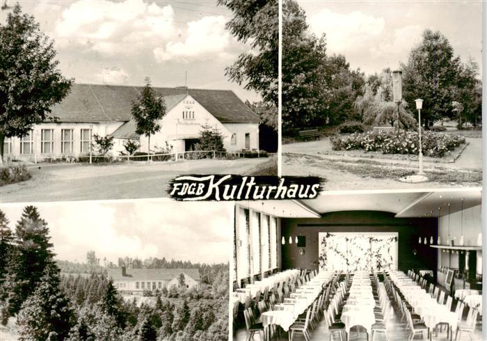 Schmiedefeld Rennsteig FDGB Kulturhaus Speisesaal Park