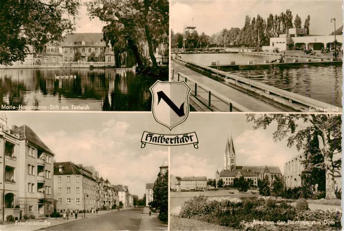 Halberstaedter See Halberstadt Marie Hauptmann Stift am Torteich Sommerbad Fried