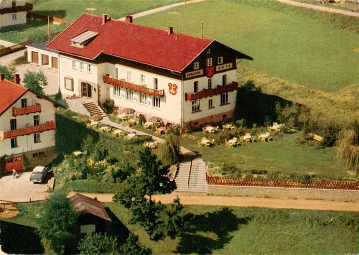 Bodenmais Regen Bayern Hotel Pension Cafe Hubertus Fliegeraufnahme