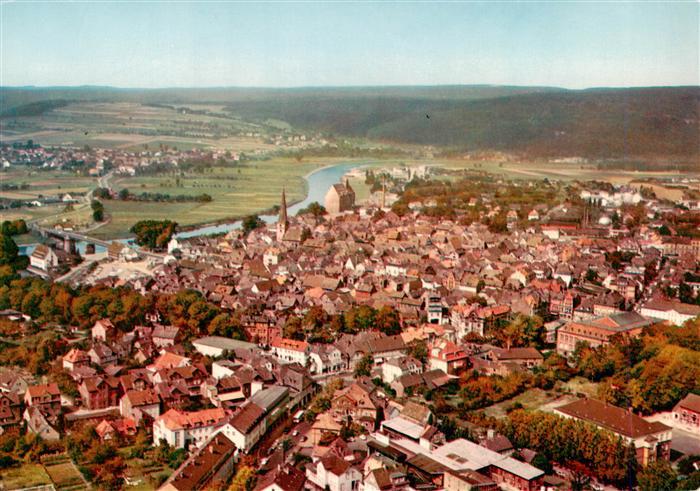 Holzminden Weser Fliegeraufnahme
