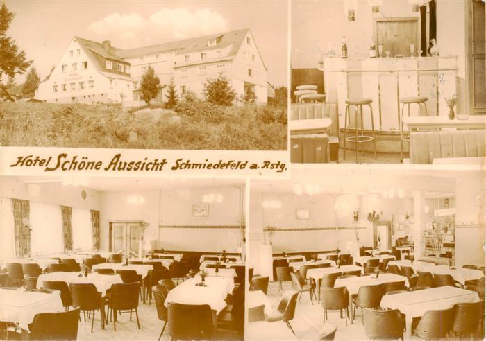 Schmiedefeld Rennsteig Hotel Schoene Aussicht Gastraeume Bar