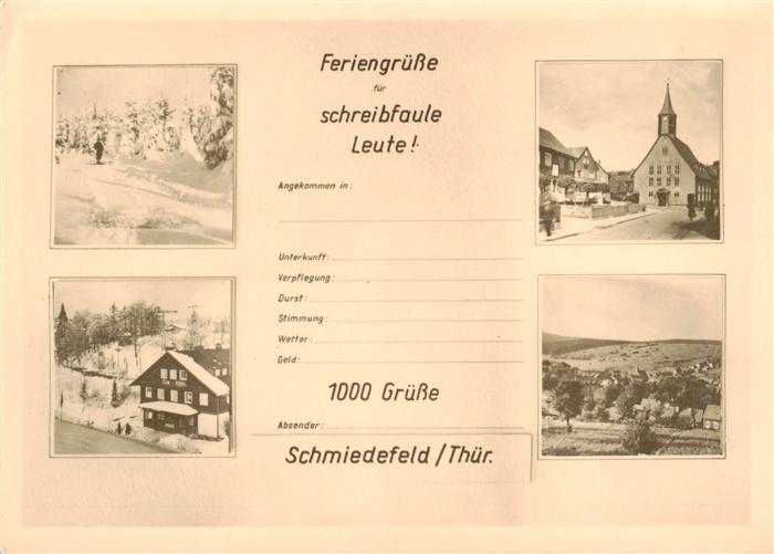 Schmiedefeld Rennsteig Ortsansichten