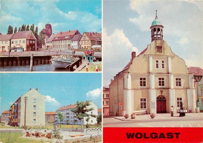 Wolgast Mecklenburg-Vorpommern Am Hafen Strasse der Befreiung Rathaus