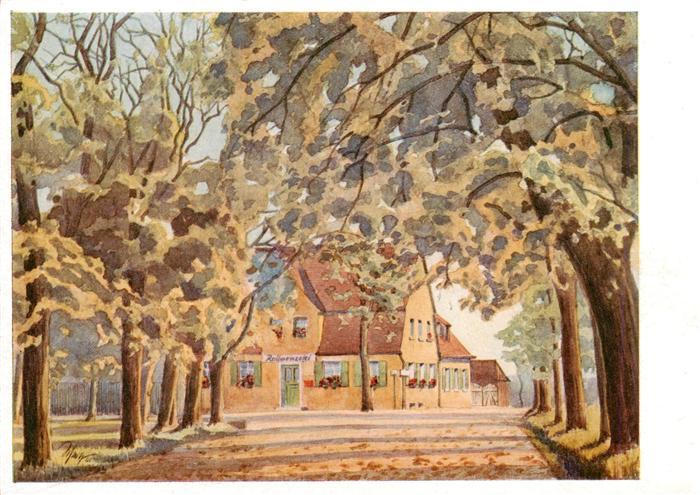 BAYREUTH Bayern Rollwenzelei Aquarell