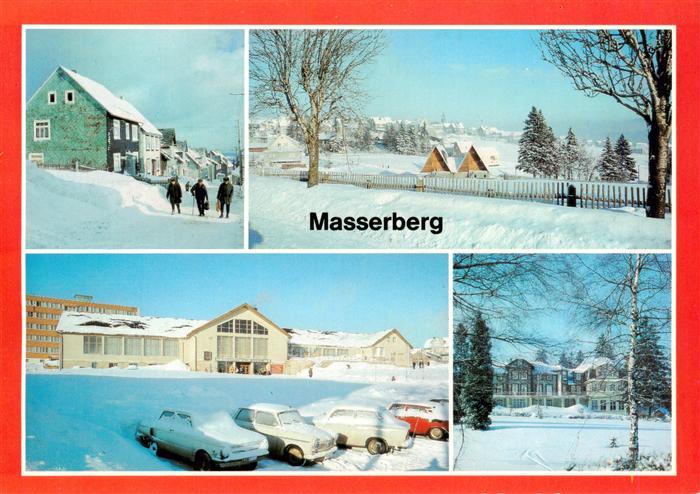 Masserberg Hildburghausen Thueringen Ernst Thaelmann Strasse Teilansicht FDGB Er