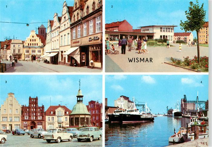 Wismar Mecklenburg Kramerstrasse Vor Wendorf Kaufhof Nord Markt Hafen