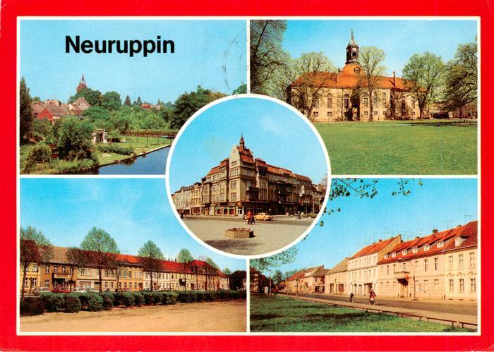 Neuruppin Neu-Ruppin Alt Ruppin Klosterkirche Wilhelm Pieck Strasse Karl Marx St