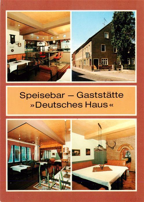 Dahme Mark Speisebar Gaststaette Deutsches Haus Gastraeume