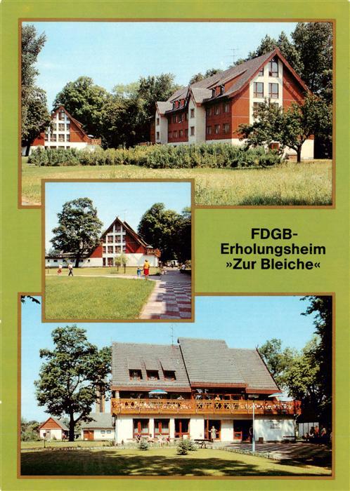 Burg Spreewald FDGB Erholungsheim Zur Bleiche Teilansichten