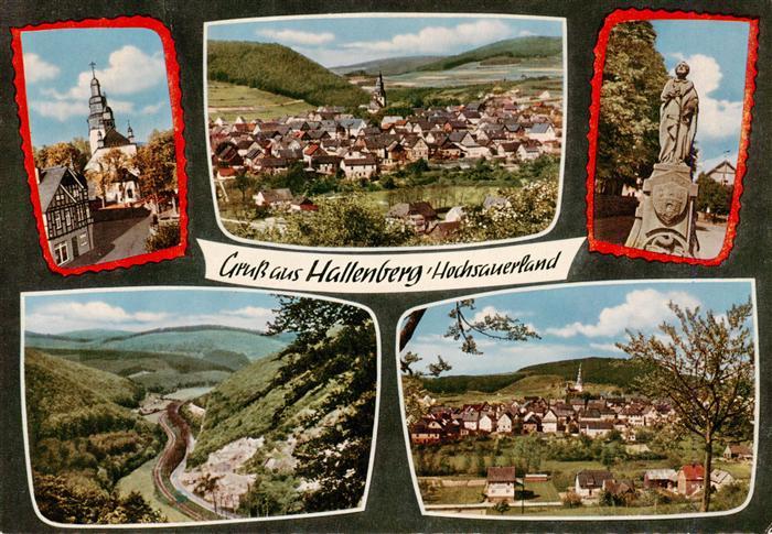 Hallenberg Kirche Panorama Monument Ortsansichten