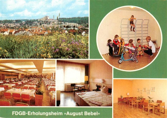 Friedrichroda FDGB Erholungsheim August Bebel Panorama Kinderspielzimmer Mehrzwe