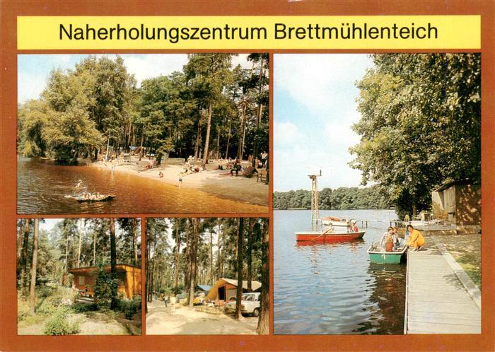 Zschorna Grossenhain Naherholungszentrum Brettmuehlenteich Strand Bungalows Gond