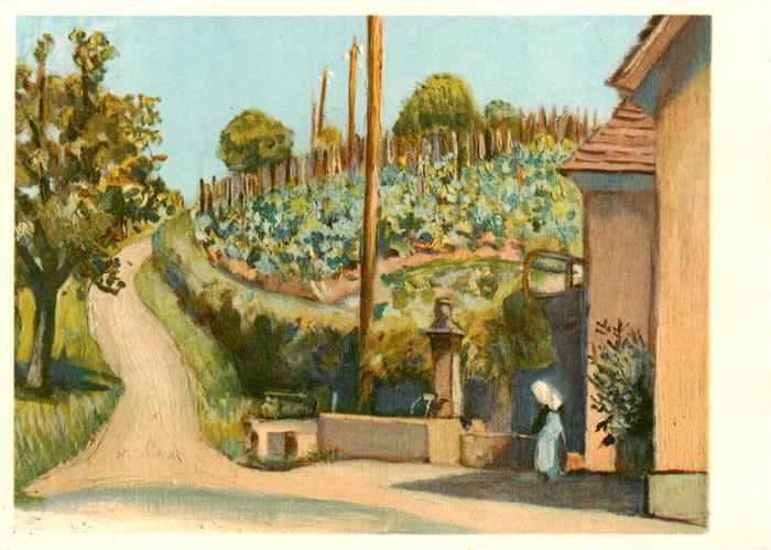 Benken ZH Weinberg Gemaelde