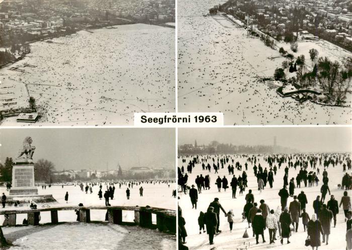 Zuerich  ZH Seegfroerni 1963 Teilansichten