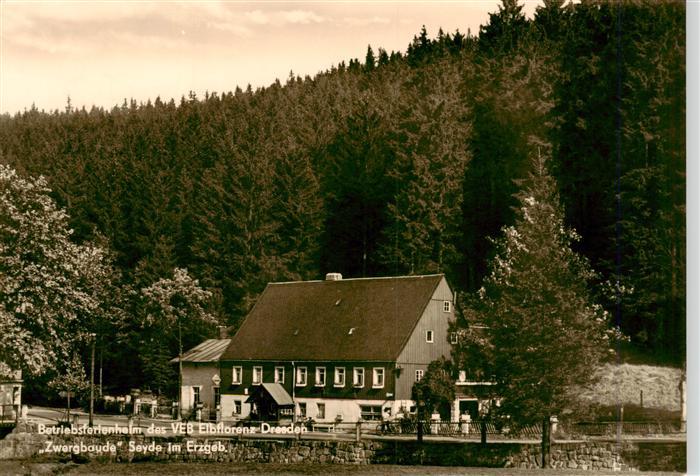 Seyde Hermsdorf Osterzgebirge Betriebsferienheim des VEB Elbflorenz Dresden Zwer