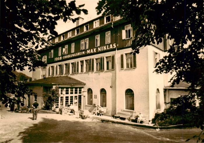 Baerenfels Erzgebirge Altenberg FDGB Erholungsheim Max Niklas