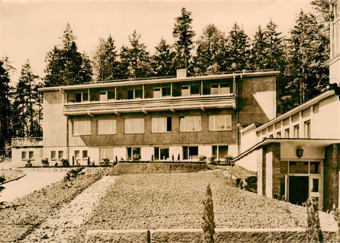 Hartha Tharandt Betriebsgenesungsheim der Deutschen Reichsbahn Otto Rehschuh