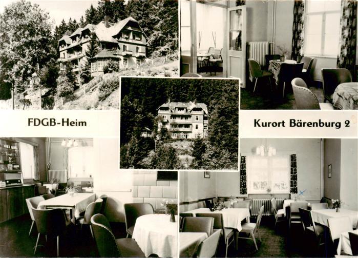 Baerenburg Sachsen FDGB Heim Gastraeume