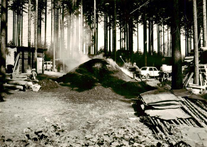 Landwuest Meiler des Staatl Forstwirtschaftsbetriebes