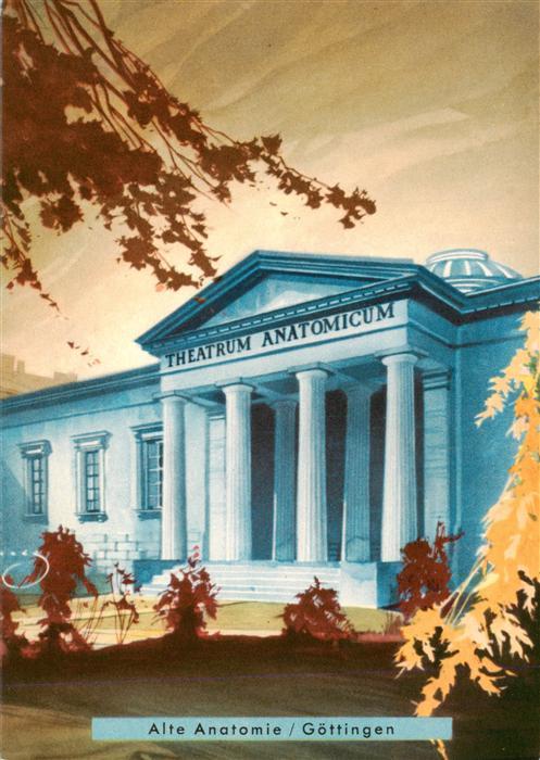 Goettingen  Niedersachsen Theatrum Anatomicum Alte Anatomie