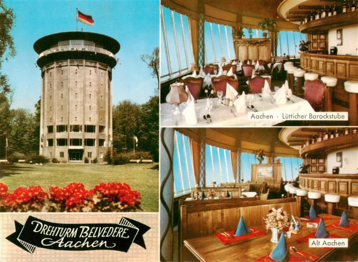 AACHEN NRW Drehturm Belvedere Luetticher Barockstube Alt Aachen