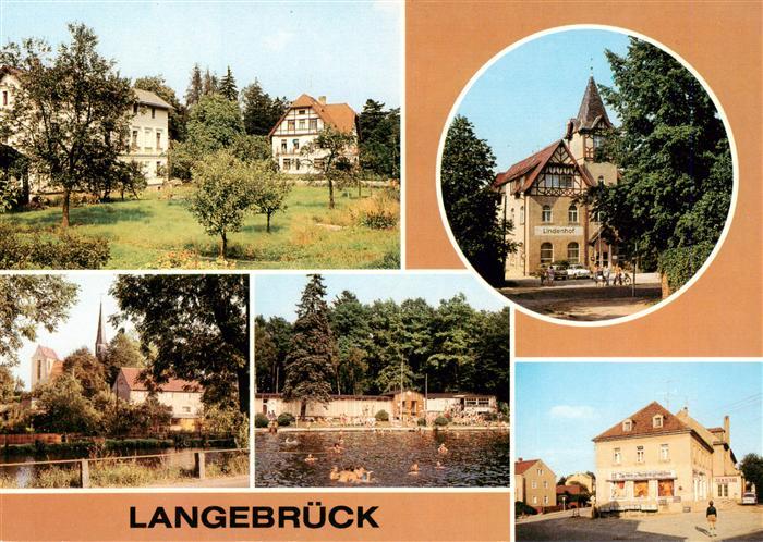 Langebrueck Dresden Feierabendheim Albert Schweitzer Lindenhof Teilansicht Waldb