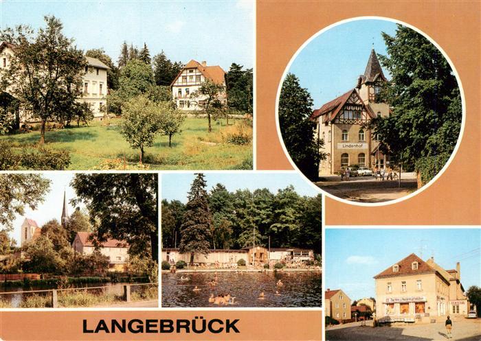 Langebrueck Dresden Feierabendheim Albert Schweitzer Lindenhof Teilansicht Waldb