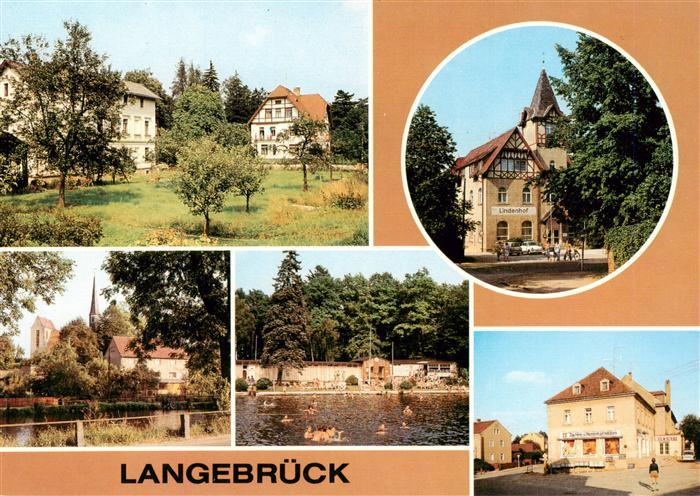 Langebrueck Dresden Feierabendheim Albert Schweitzer Lindenhof Teilansicht Waldb