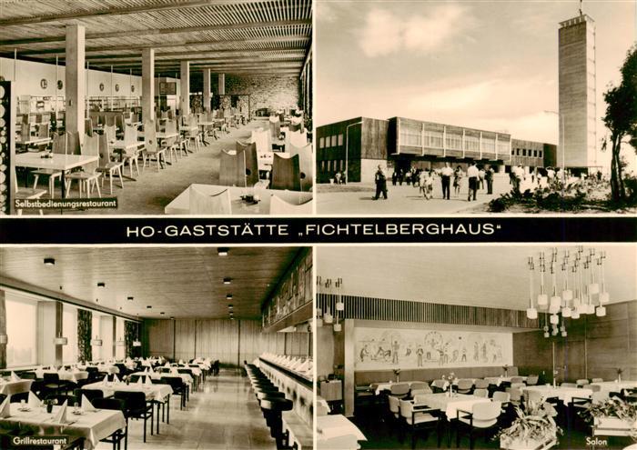 Fichtelberg Oberwiesenthal Erzgebirge HO Gaststaette Fichtelberghaus Selbstbedie