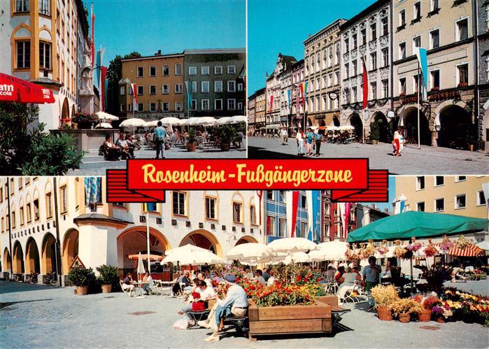 Rosenheim Bayern Fussgaengerzone Details