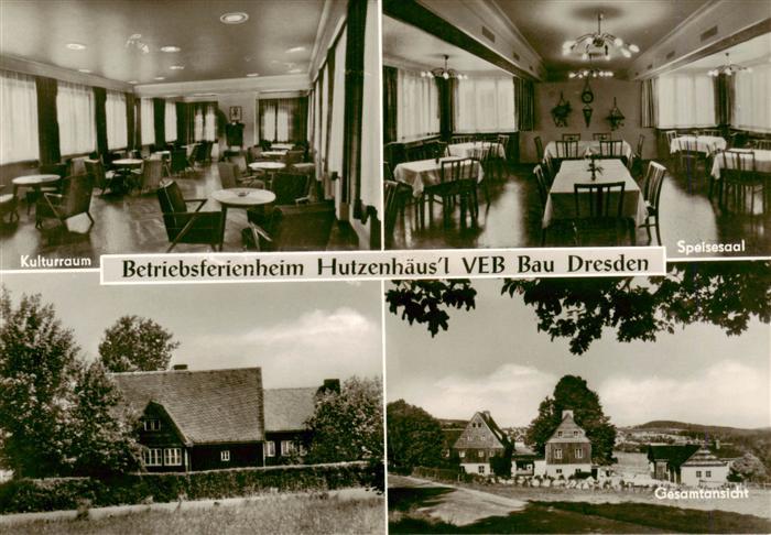Schellerhau Betriebsferienheim Hutzenhaeus’l VEB Dresden Kulturraum Speisesaal G