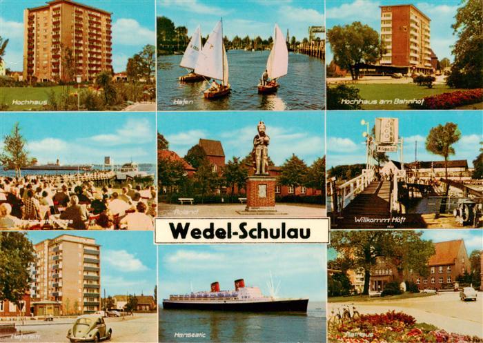 Schulau Wedel Hochhaus Hafen Hafenstrasse Roland Hanseatic Willkomm Hoeft Rathau