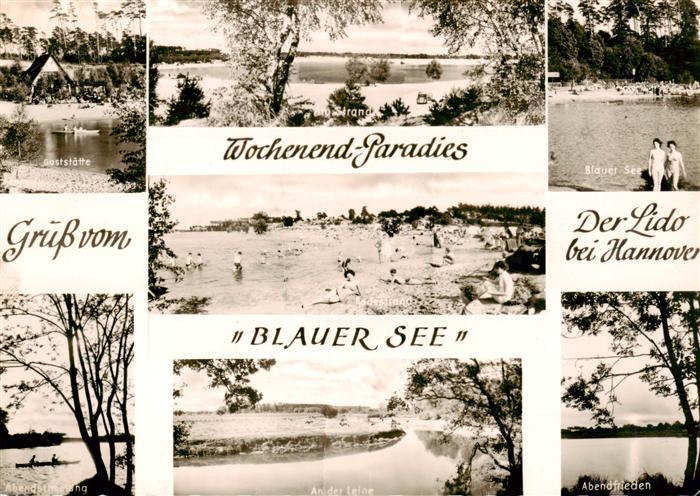 HANNOVER  CITY Auto Rast und Strandbad Lido Gaststaette Strand Blauer See An der