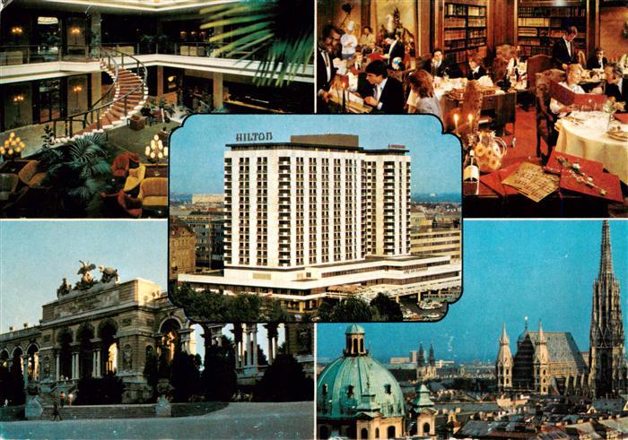 Wien AT Hilton Hotel Restaurant Stadtansichten Dom
