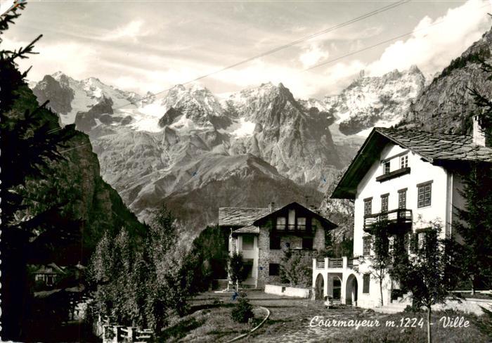Courmayeur Valle d Aosta IT Ville