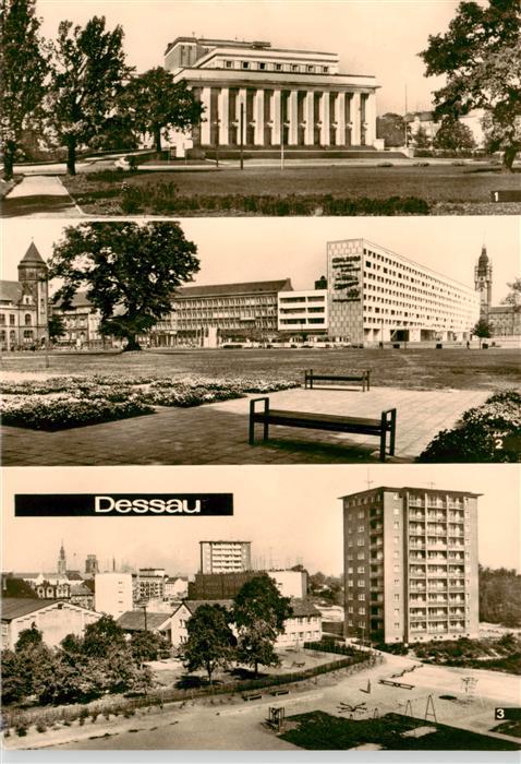 Dessau-Rosslau Landestheater Wilhelm Pieck Strasse Am Roten Stern