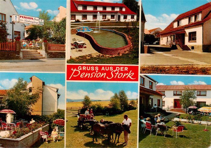 Bad Holzhausen Luebbecke Preussisch Oldendorf NRW Pension Stork BrunnenTerrasse