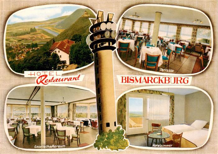 Hausberge Porta Westfalica Hotel Restaurant Bismarckburg Terrasse Gesellschaftsr