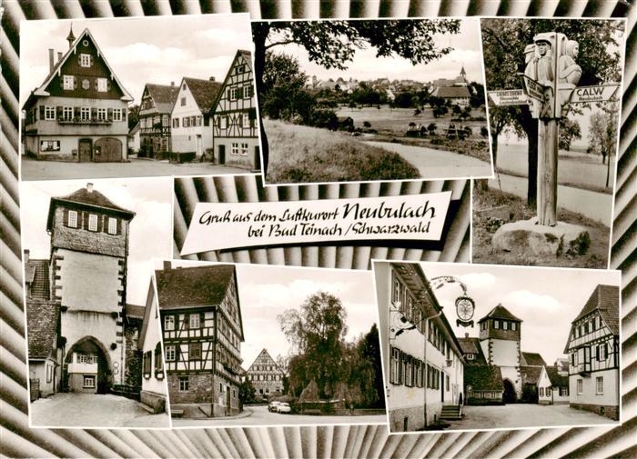 Neubulach Orts und Teilansichten Stadttor