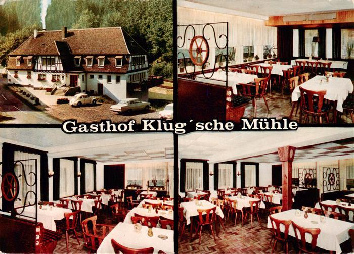 Trippstadt Gasthof Klugsche Muehle Gastraeume