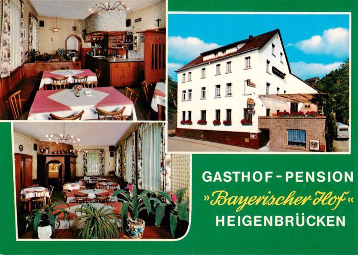Heigenbruecken Gasthof Pension Bayerischer Hof Gastraeume