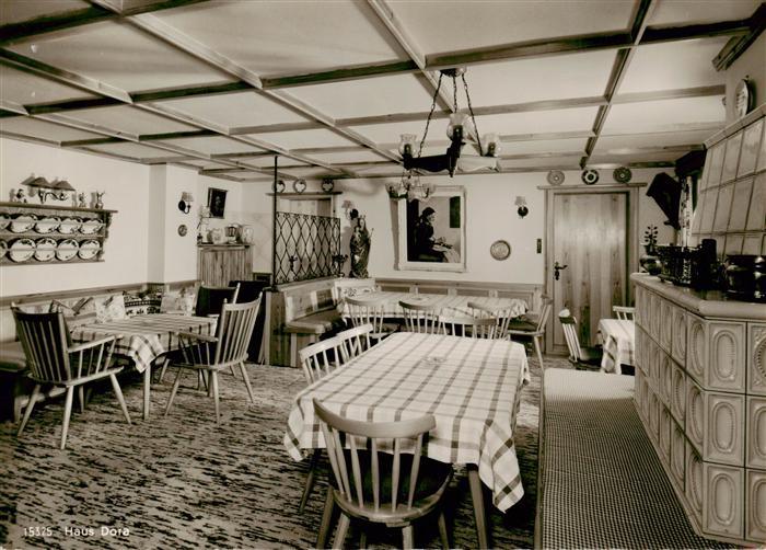 Sonthofen Oberallgaeu Haus Dora Gaststube